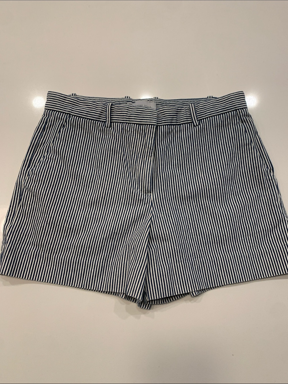 GAP Navy and White Striped Women’s Shorts
